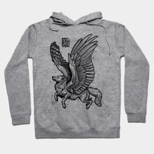 Winged Wolf Hoodie